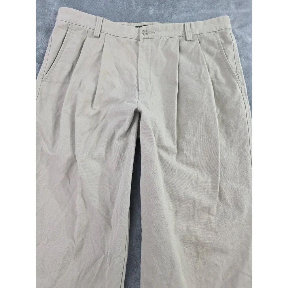 dockers pleated khaki‎ pants Men's Size US 38x30 MSR 37x30